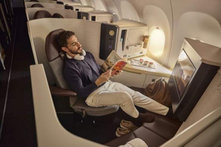 Etihad Airways Cabin