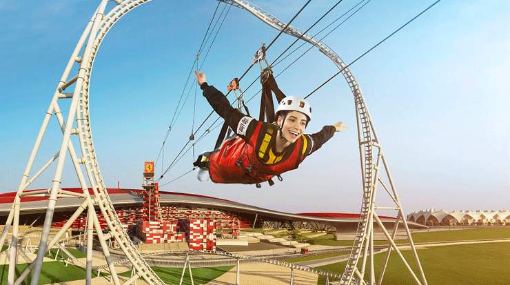 Ferrari World Abu Dhabi launches roof walk and zip line experiences