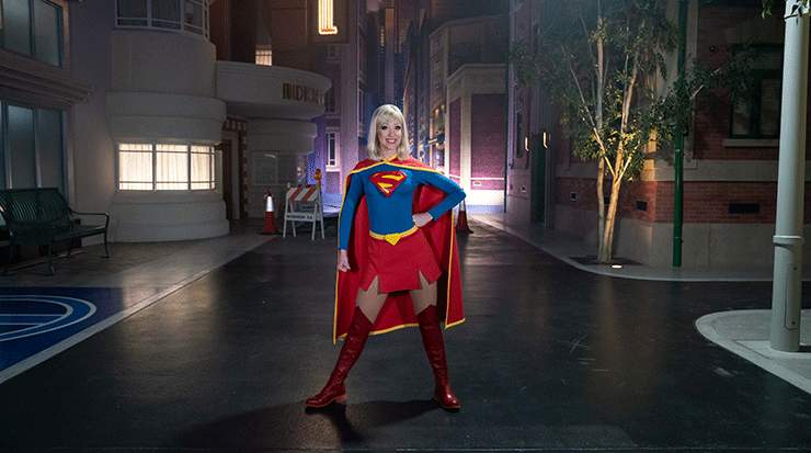 Supergirl at Warner Bros. World™ Abu Dhabi