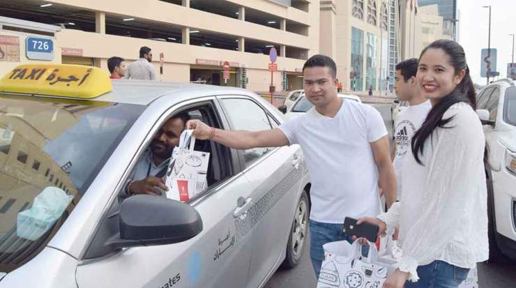 Grand Millennium Al Wahda distributed Iftar boxes 