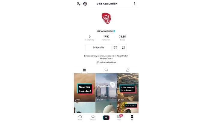 DCT Abu Dhabi Partners with TikTok