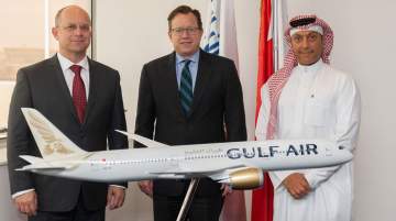 From Left: Kučko, Siberell and Al Alawi discussed how Gulf Air can enhance its services and tailor them to its passengers  