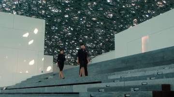 Etihad new safety video showcasing the Louvre Abu Dhabi