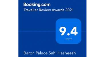 Baron Hotels &amp; Resorts Egypt Received the Traveller Review Award 2021