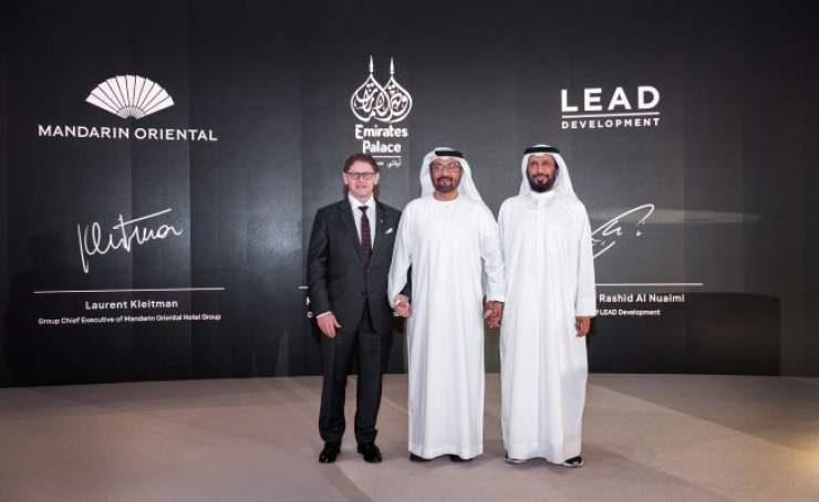 Announcement event for Emirates Palace, Mandarin Oriental Mansions, Abu Dhabi