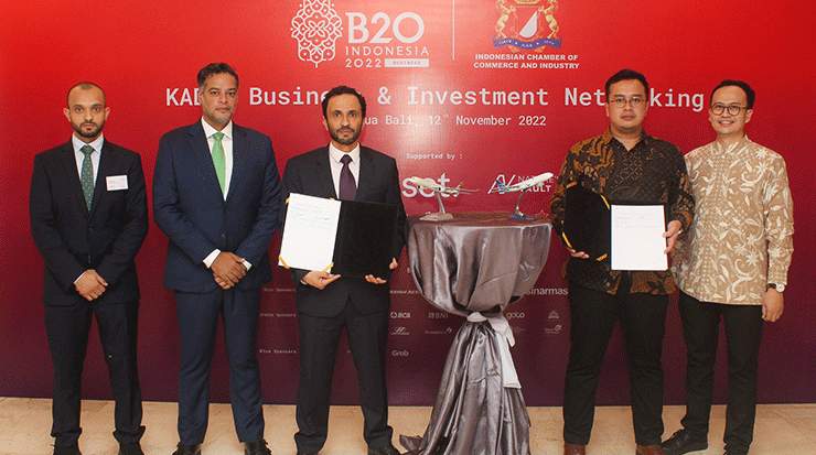 Signing of MoU of Etihad Airways and Garuda Indonesia