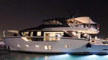 Superyacht at the Dubai International Boat Show 2022