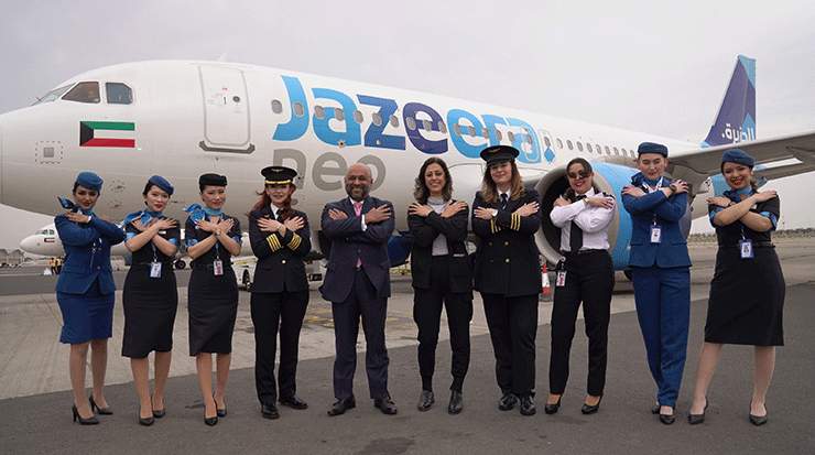 Jazeera Airways first flight with all-female crew