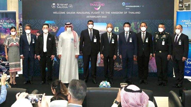 Thailand welcomes Saudia’s maiden flight from Riyadh to Bangkok