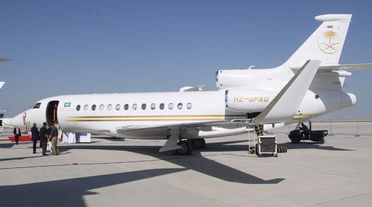 SPA has 10 FALCON 7X HAWKER 400XP aircraft, as well as Al Bairaq aircraftin Riyadh, Jeddah, Medina and Dammam